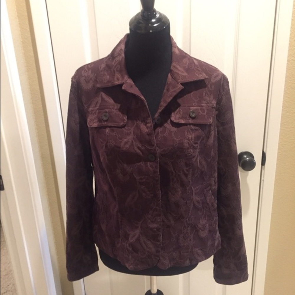 Chocolate brown Crofford & Barrow 4 button jacket